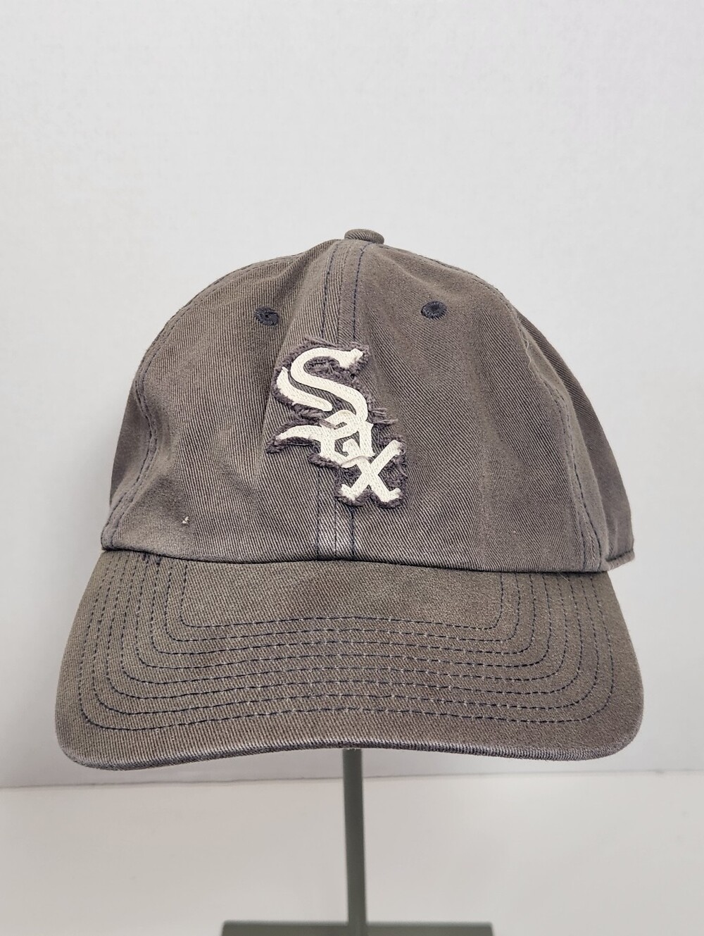 '47 Chicago White Sox MLB Strapback Adjustable Baseball Cap Hat Gray/White